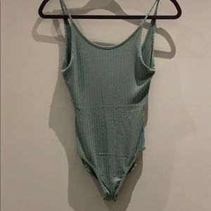Ribbed knit bodysuit